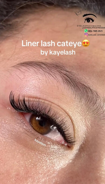 Linner Lash Cateye By Kayelash